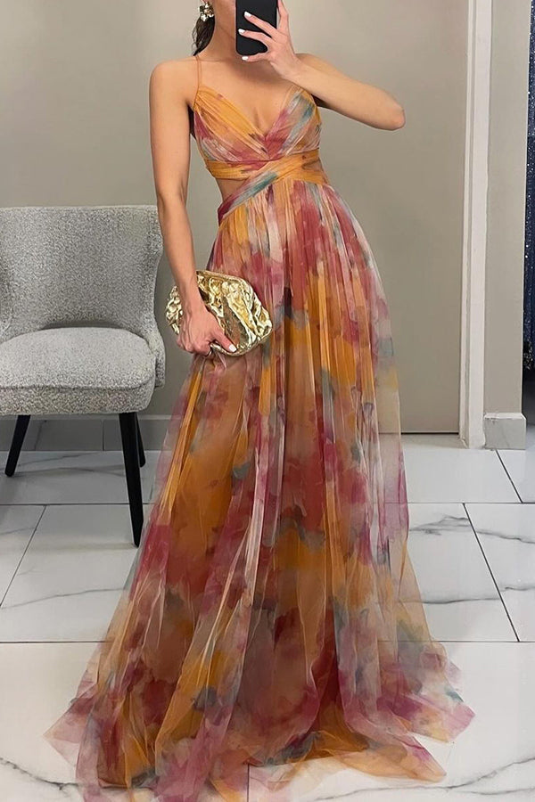 Aura Watercolor Gown