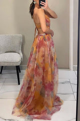Aura Watercolor Gown