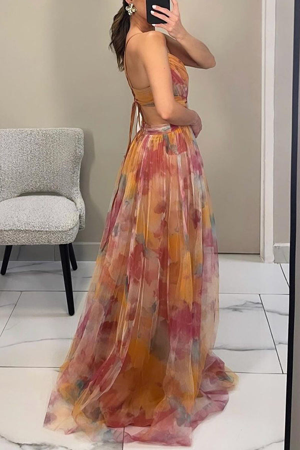 Aura Watercolor Gown