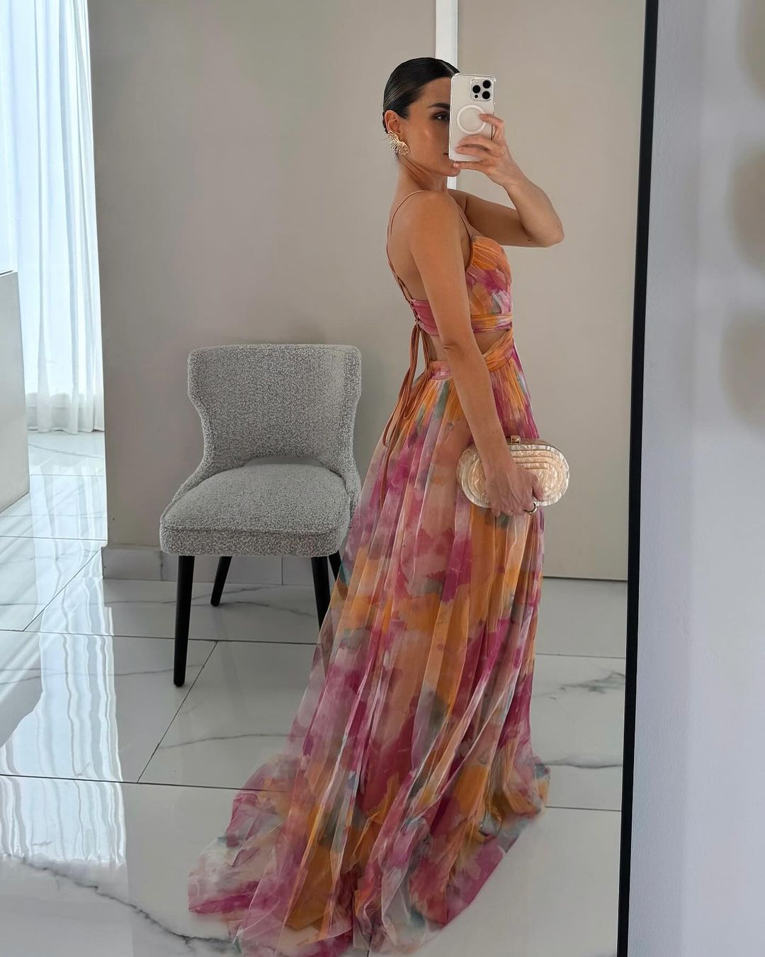 Aura Watercolor Gown