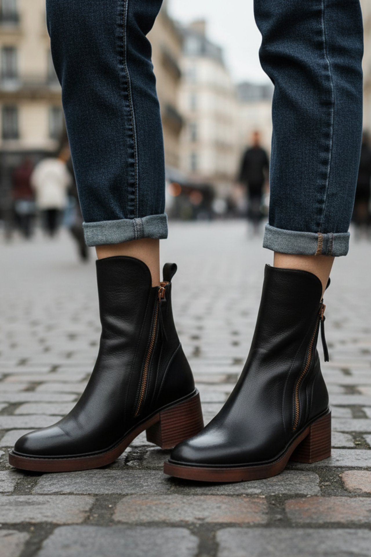 Terra Block Ankle Boots