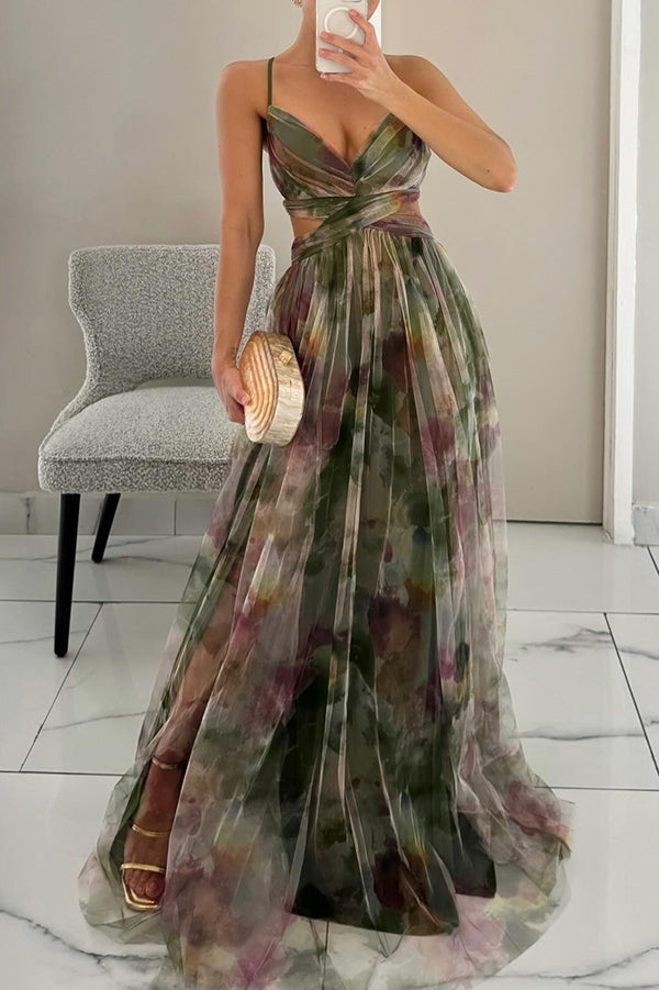Aura Watercolor Gown