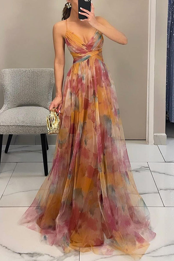 Aura Watercolor Gown