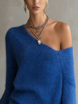 Azure Whisper Lace Knit