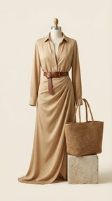 The Sculptural Noir Dress