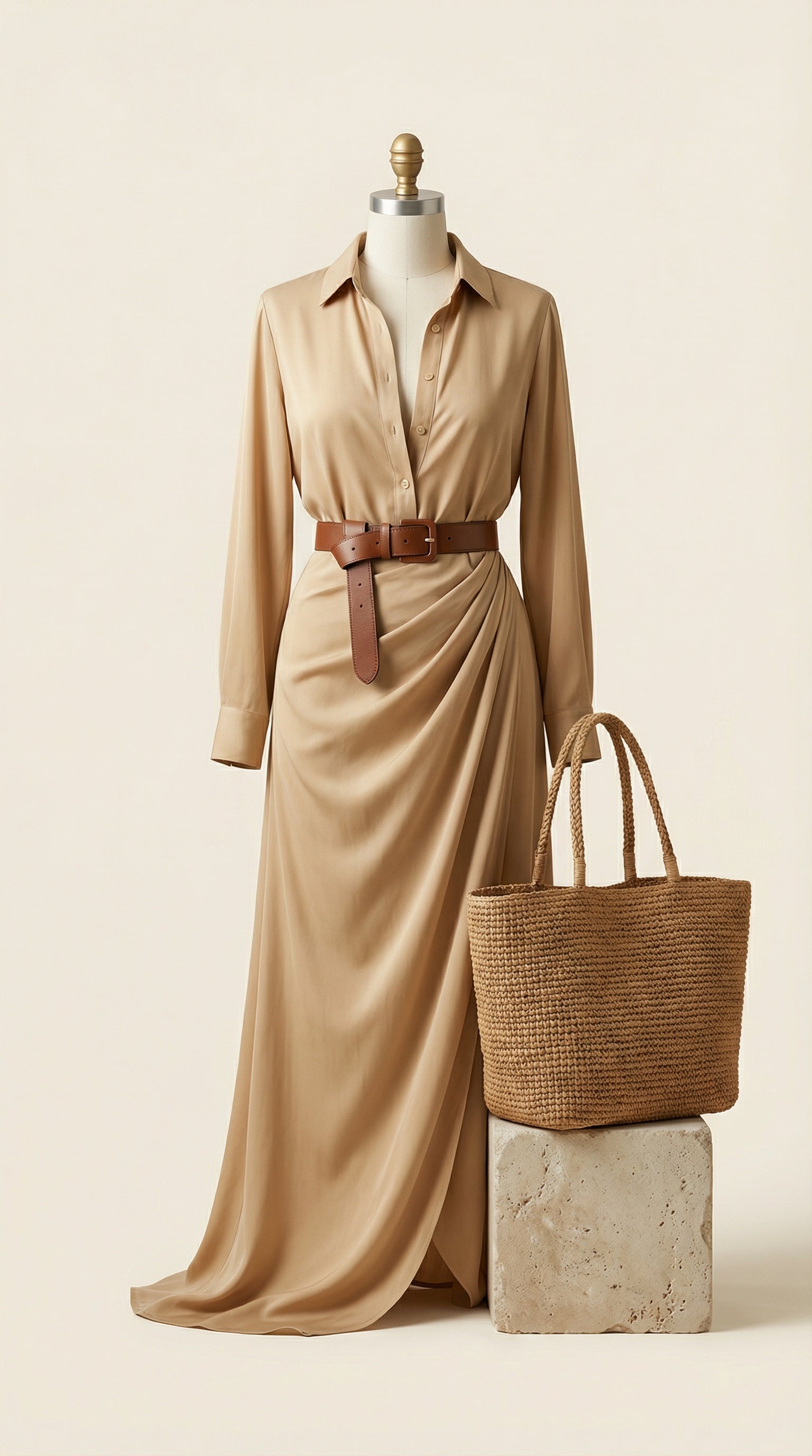 The Sculptural Noir Dress