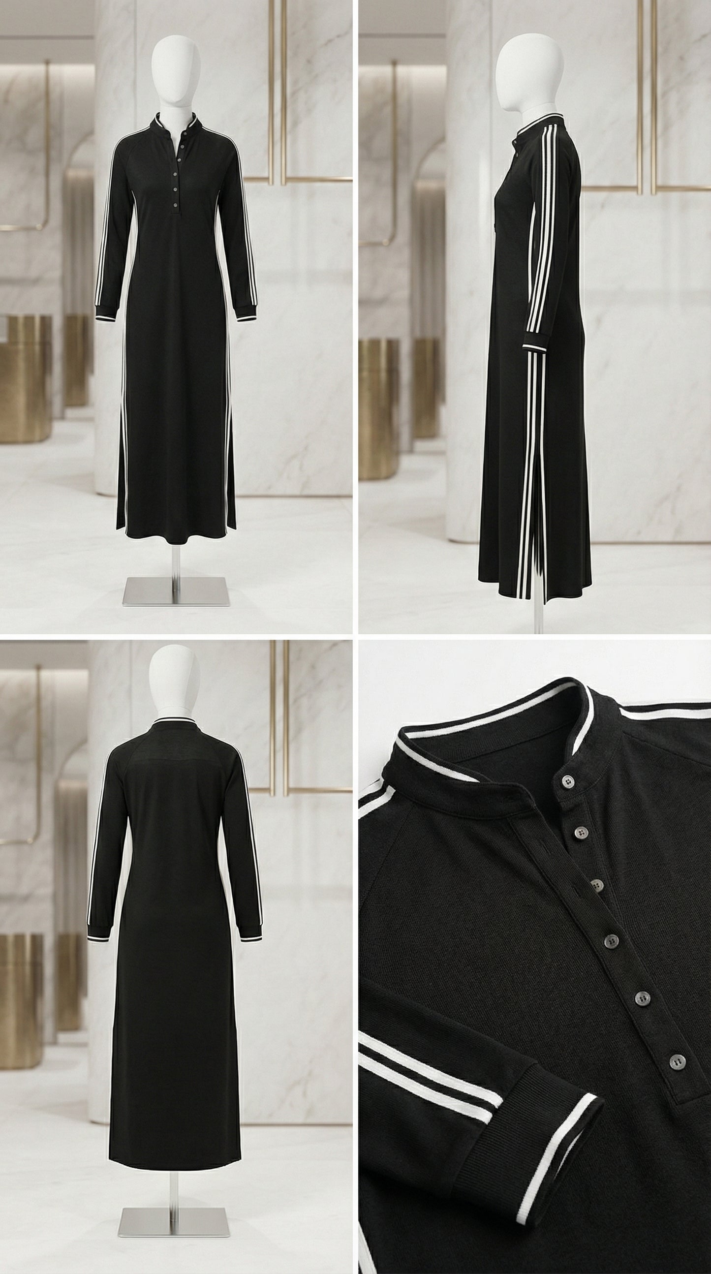 Active Noir Column Dress