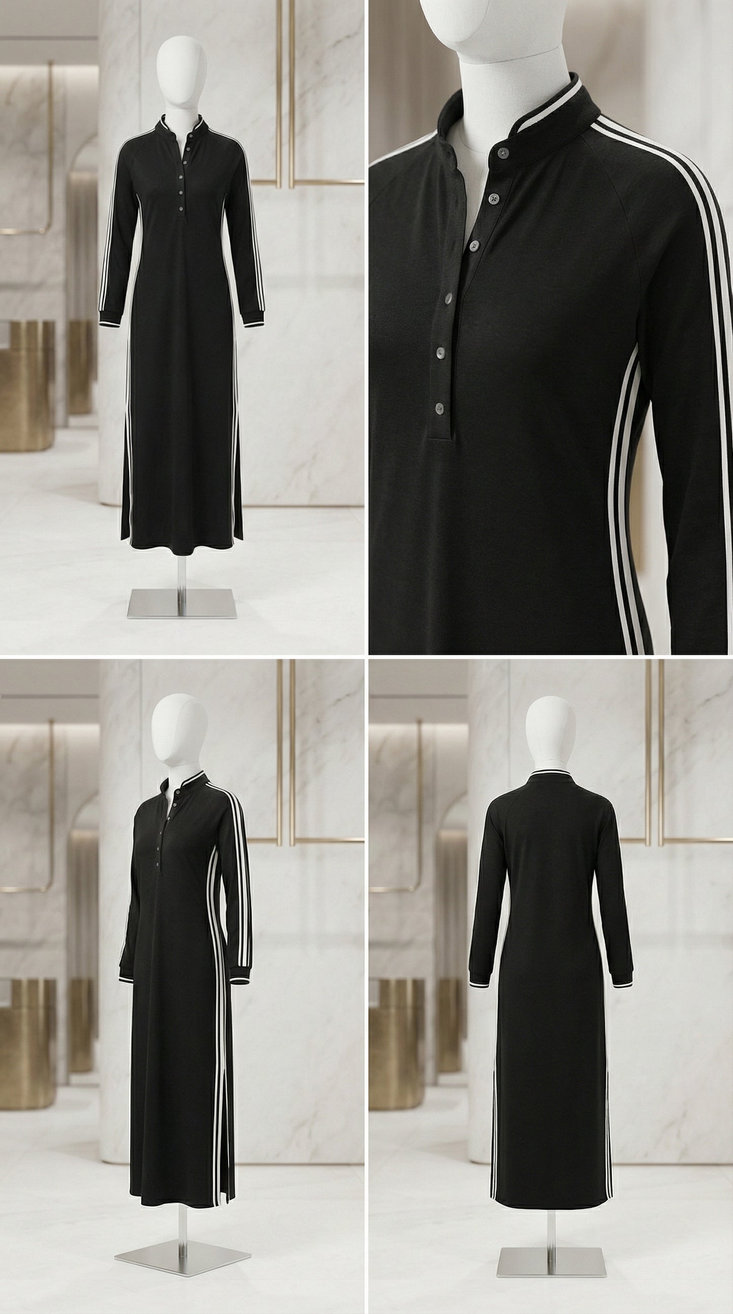 Active Noir Column Dress