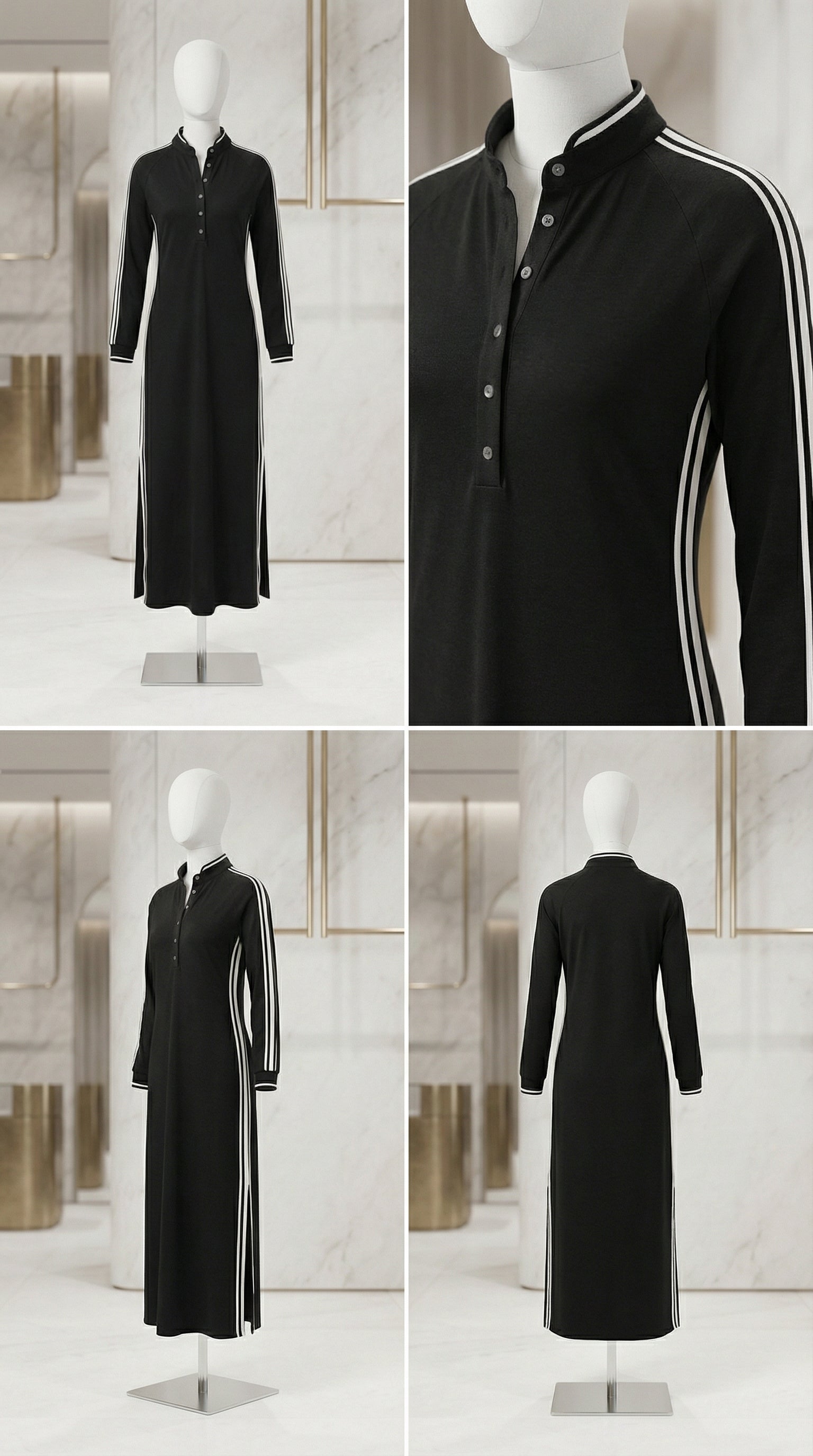 Active Noir Column Dress