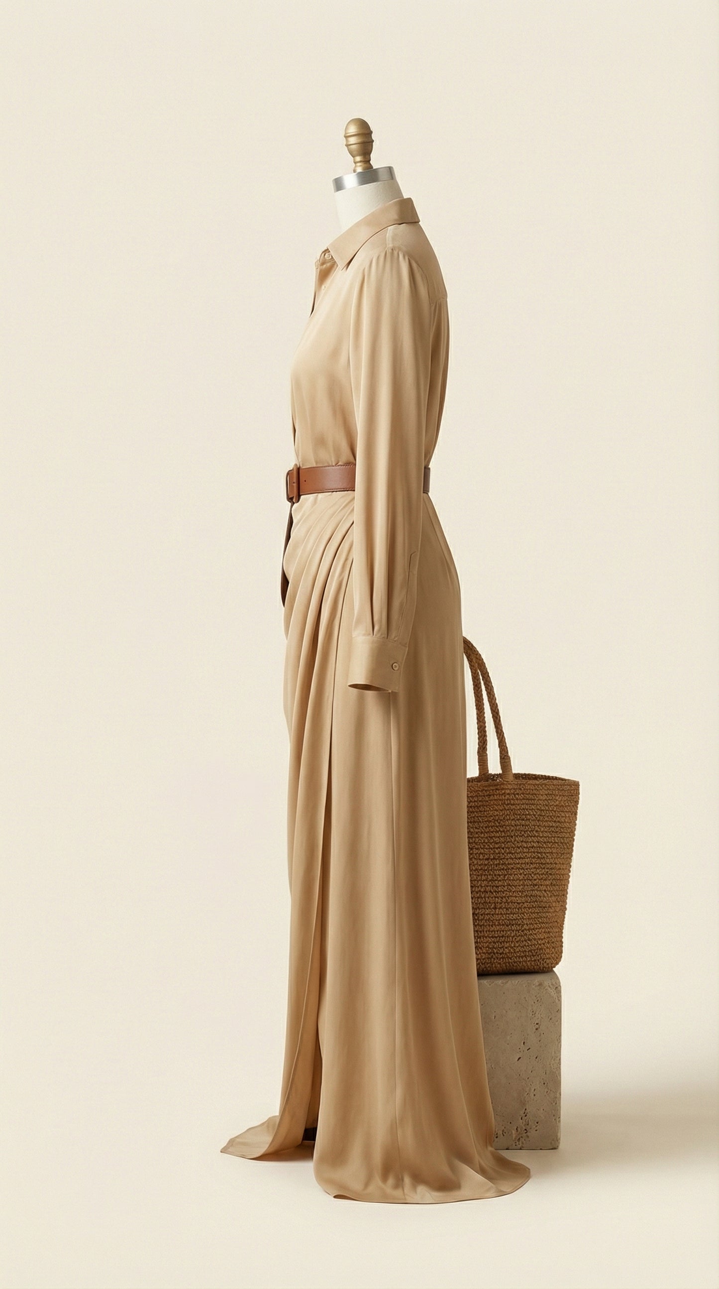 The Sculptural Noir Dress