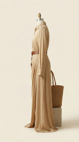 The Sculptural Noir Dress