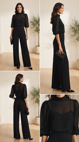 Midnight Sheer-Sleeve Sculpt Set