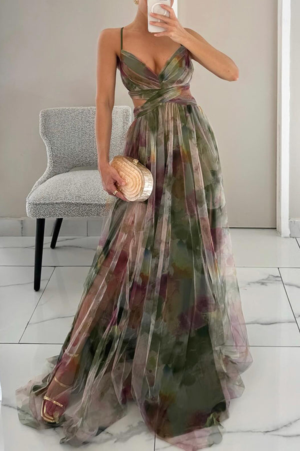 Aura Watercolor Gown