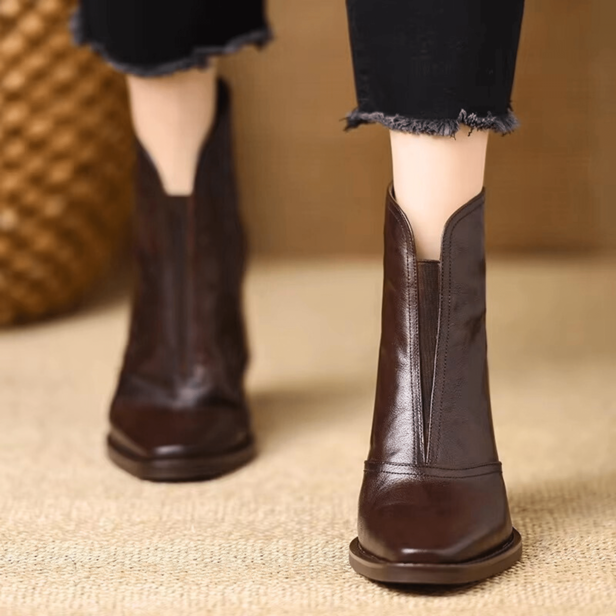 Espresso Sculpt Block Boots