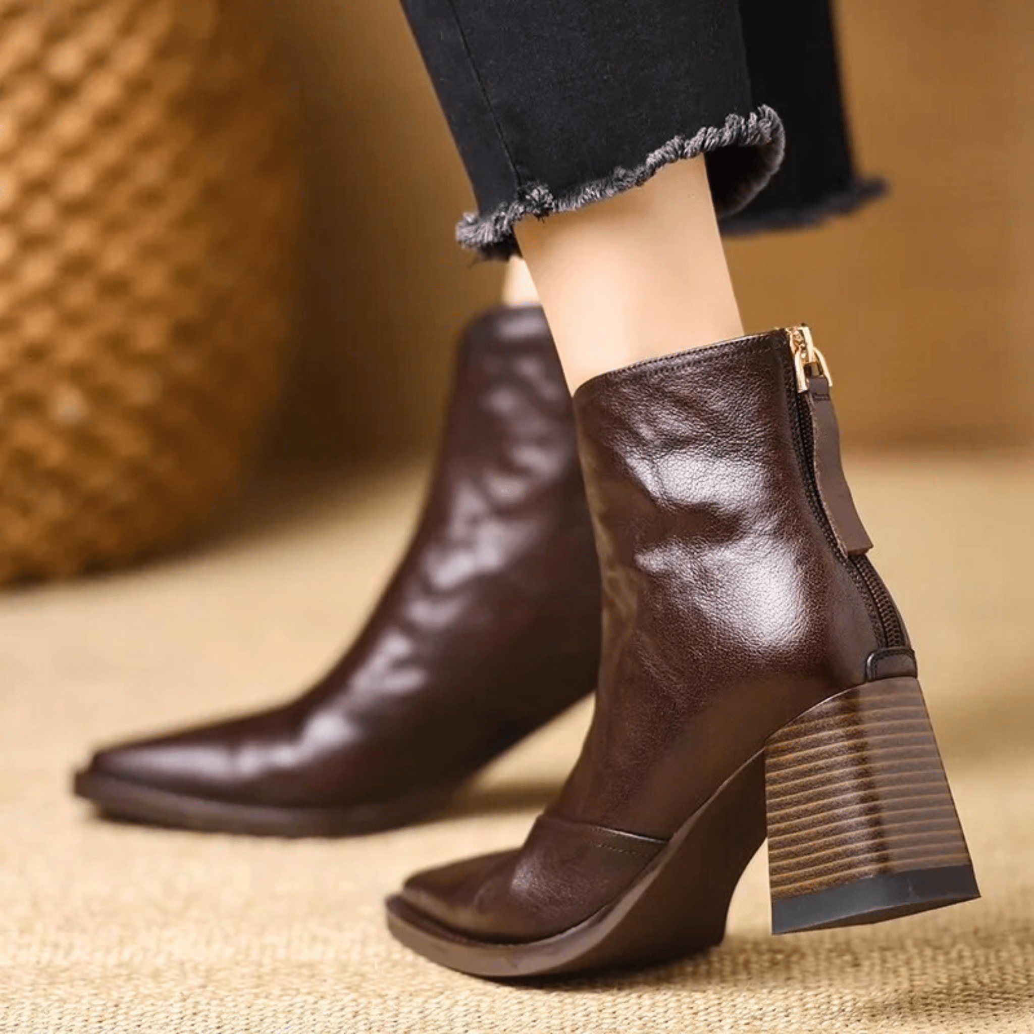 Espresso Sculpt Block Boots